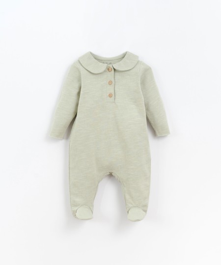 Macacão mistura de algodão orgânico e algodão