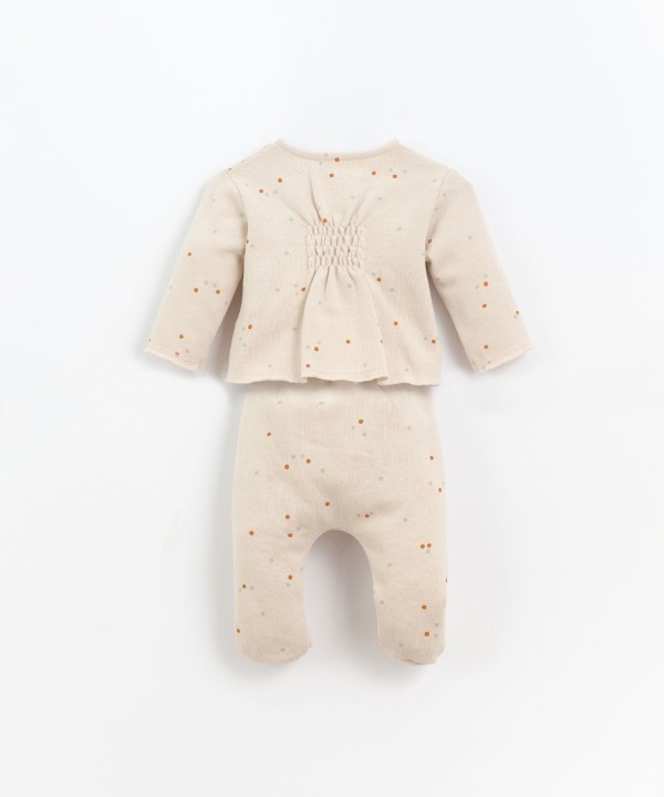 Conjunto jersey y pantalón con estampado