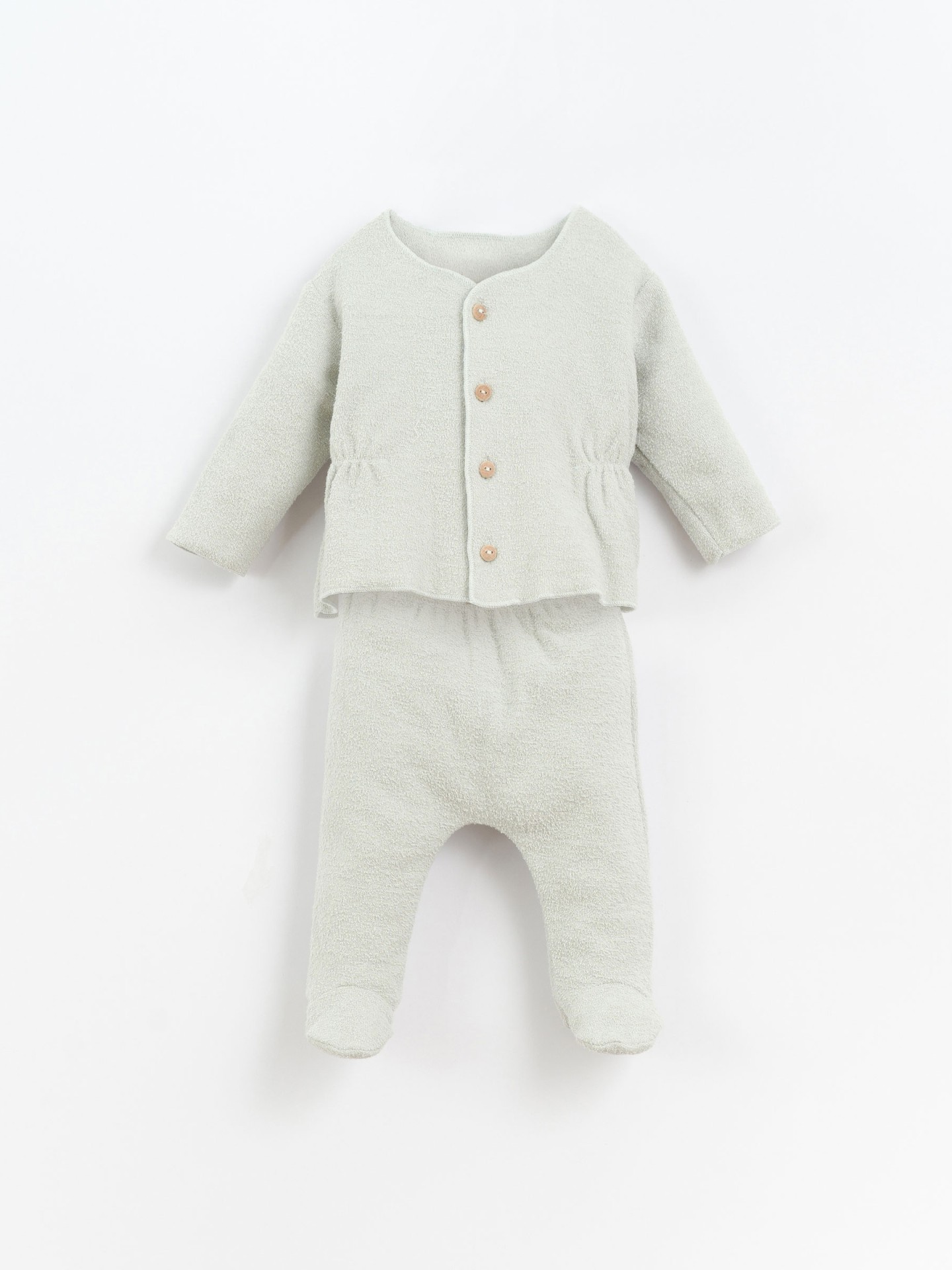 Completo golfino e pantaloni in peluche