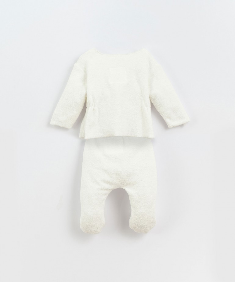 Conjunto chaqueta y pantaln de punto peluche