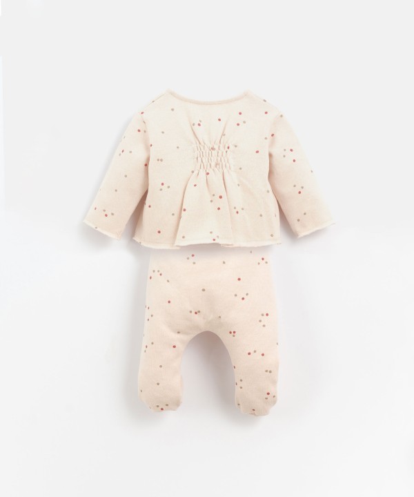 Conjunto jersey y pantalón con estampado