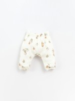 Pantalon en coton biologique imprimé tomates Pantalon en coton biologique imprimé tomates