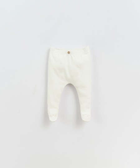 Leggings with localised print