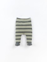 Striped leggings with feet Striped leggings with feet