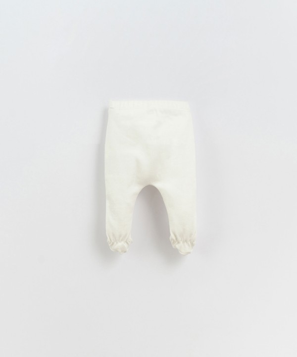 Leggings com estampado localizado