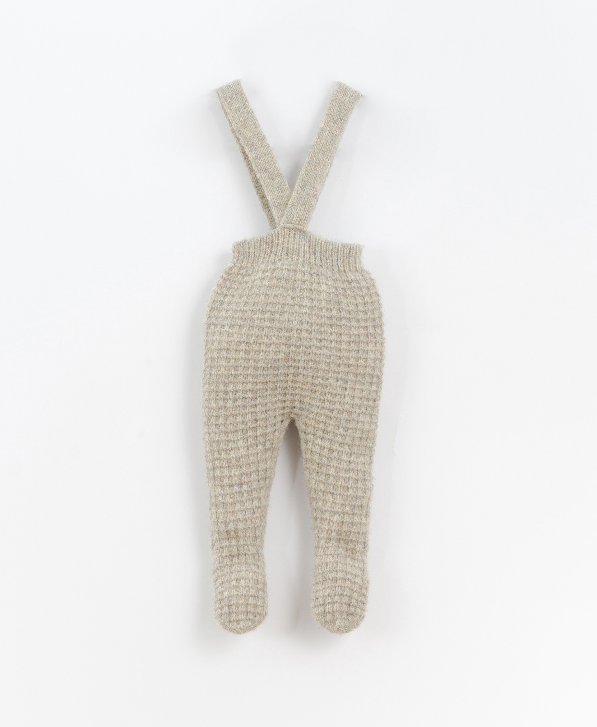 Knitted trousers with shoulder straps | Culinary