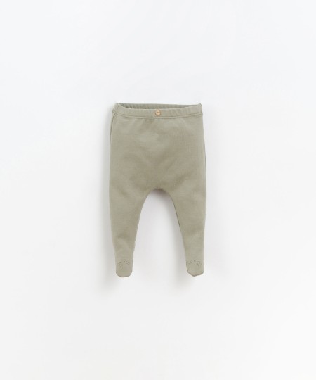 Leggings con estampado localizado