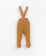 Pantalon tricot à bretelles | Culinary