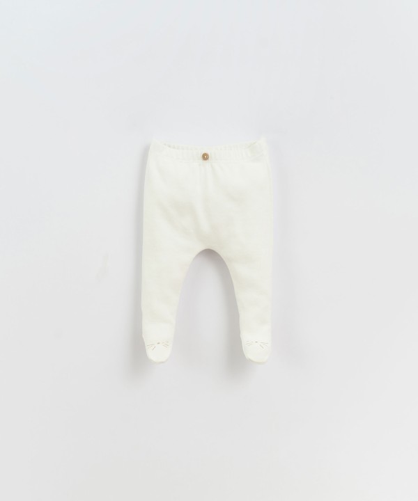 Leggings com estampado localizado