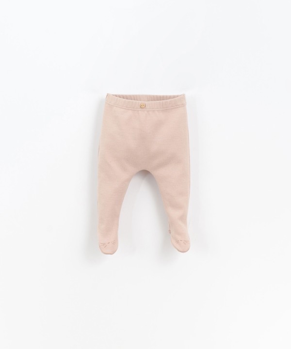 Leggings with localised print