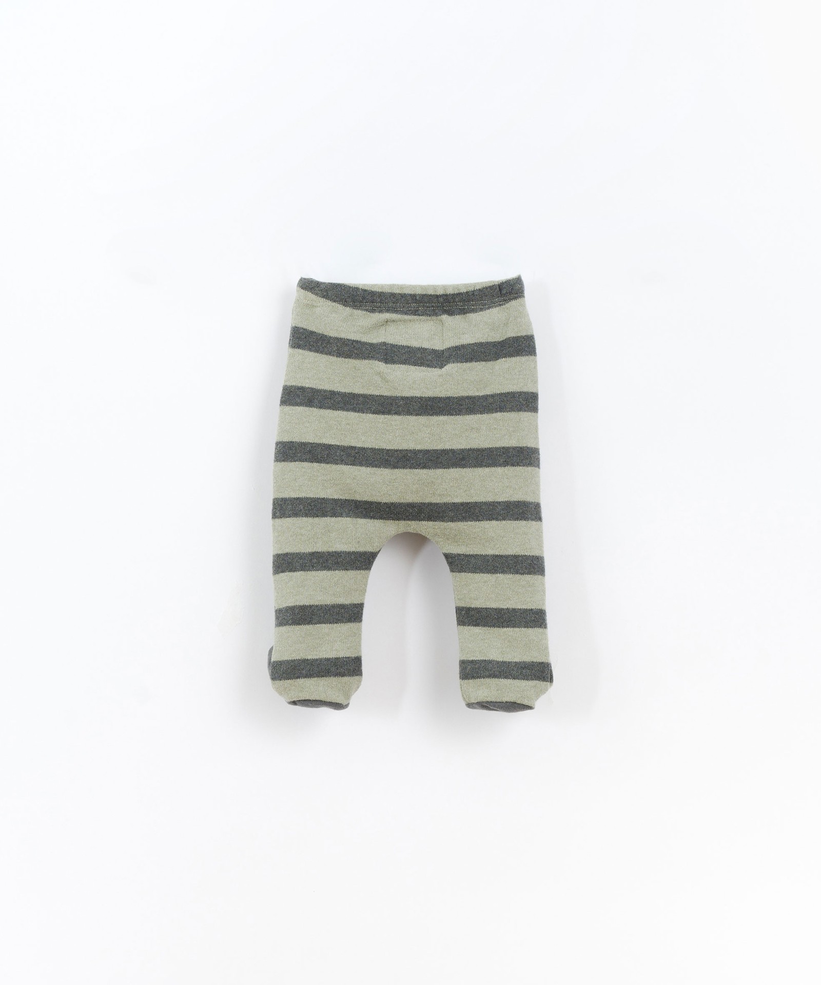 Leggings a righe con piedino