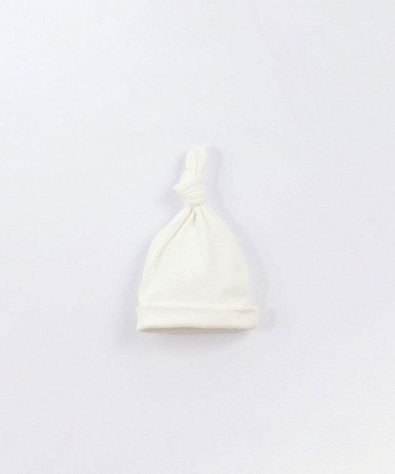 Beanie in mixture of organic cotton and recycled cotton