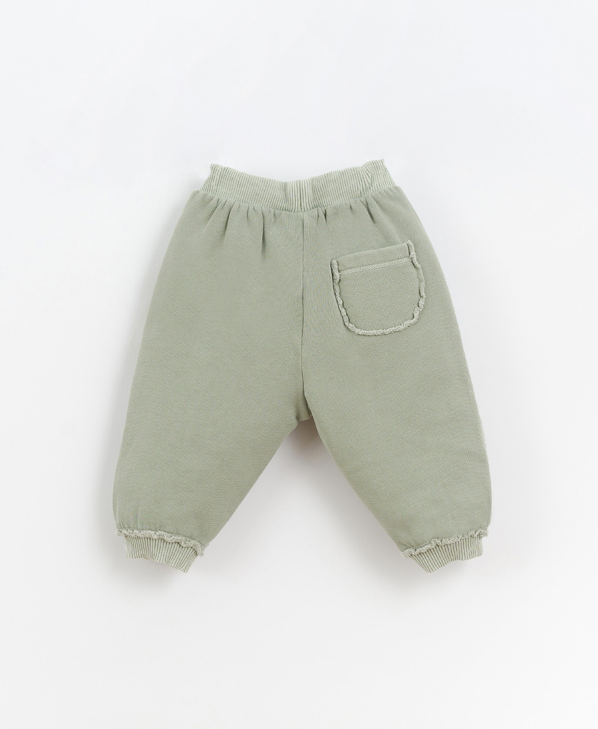 Jersey stitch trousers with rear pocket | Culinary