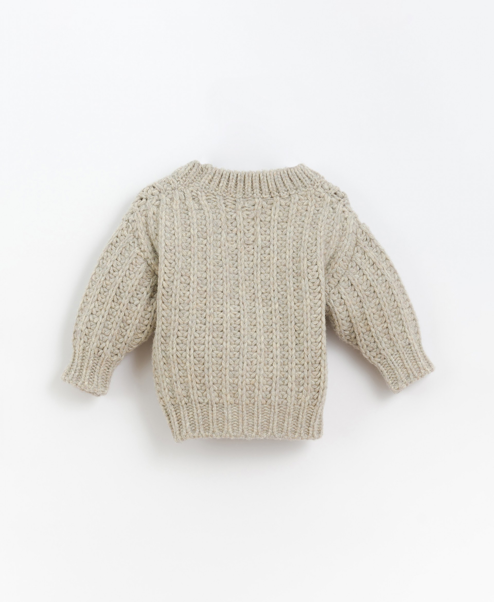 Camisola tricot em lã e fibras recicladas | Culinary