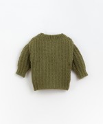 Camisola tricot em lã e fibras recicladas | Culinary