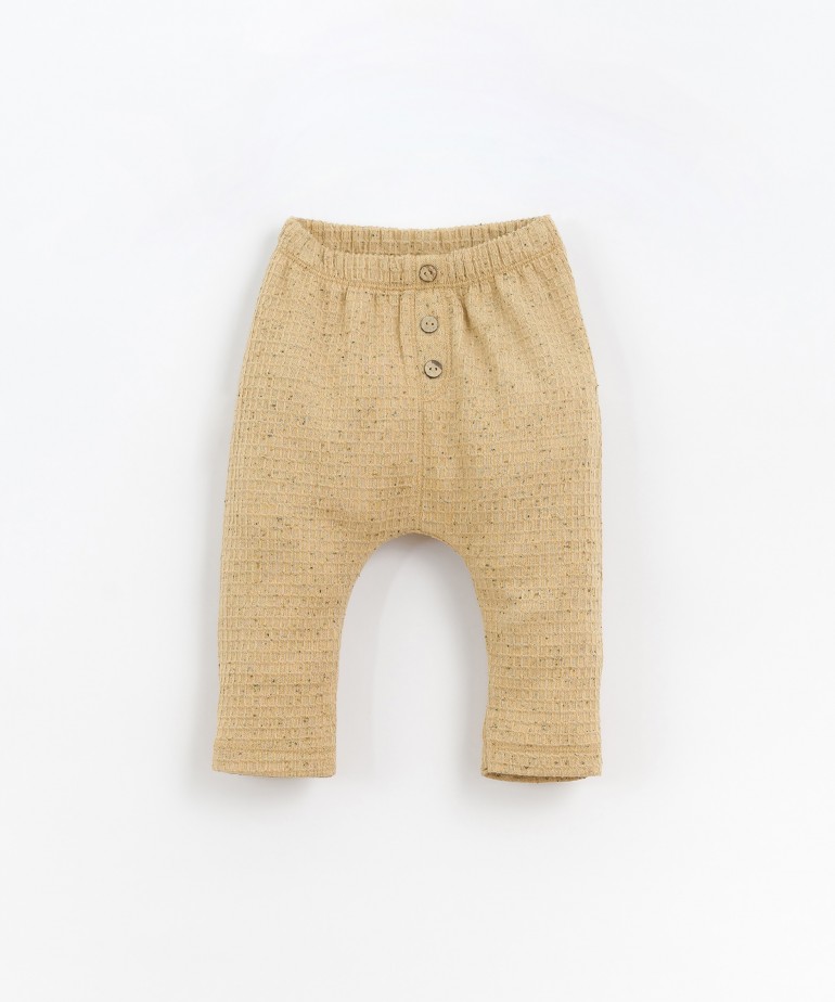 Double-sided jersey knit trousers 