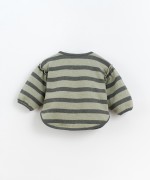 Striped jersey with frill on the sleeves | Culinary