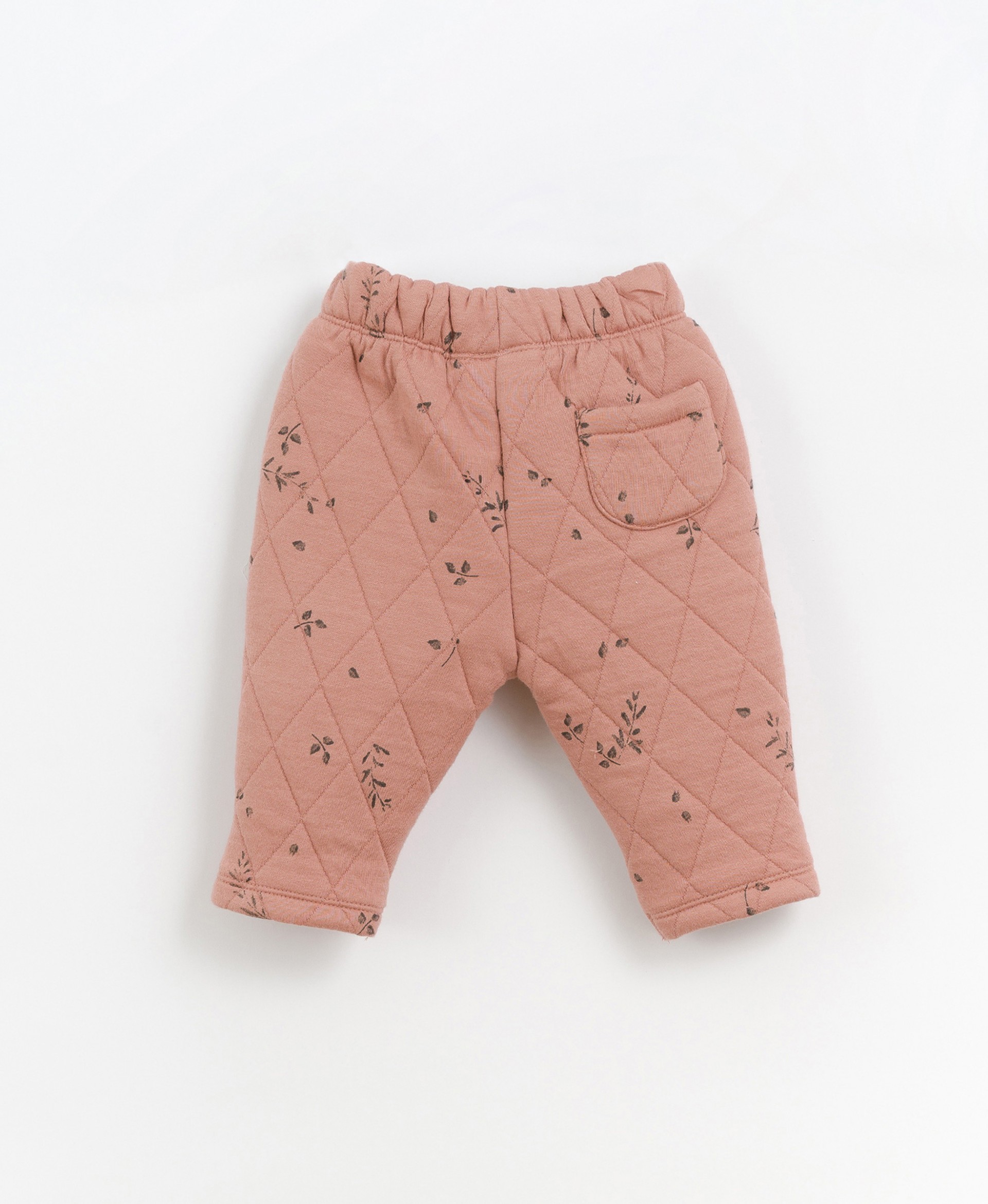Jersey stitch trousers with print | Culinary