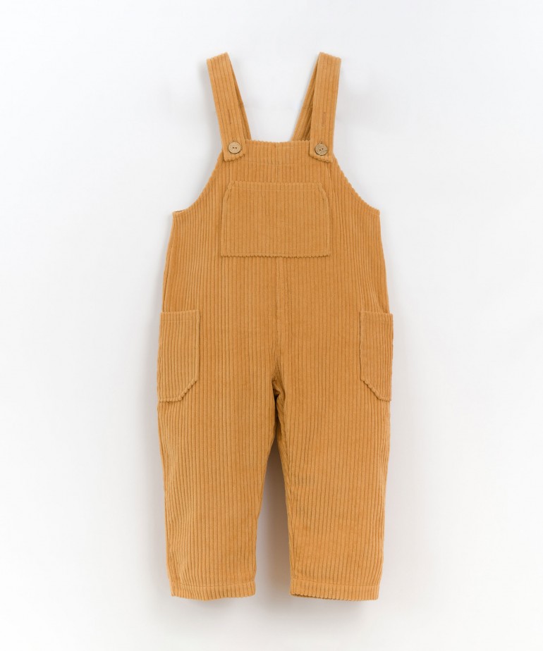 Corduroy jumpsuit made of recycled cotton