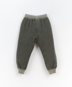 Naturally dyed jersey knit trousers | Culinary