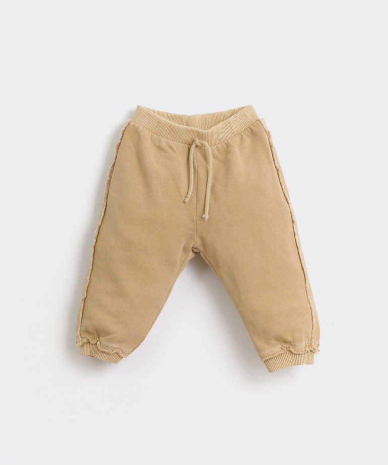 Pantaloni in misto cotone biologico e cotone