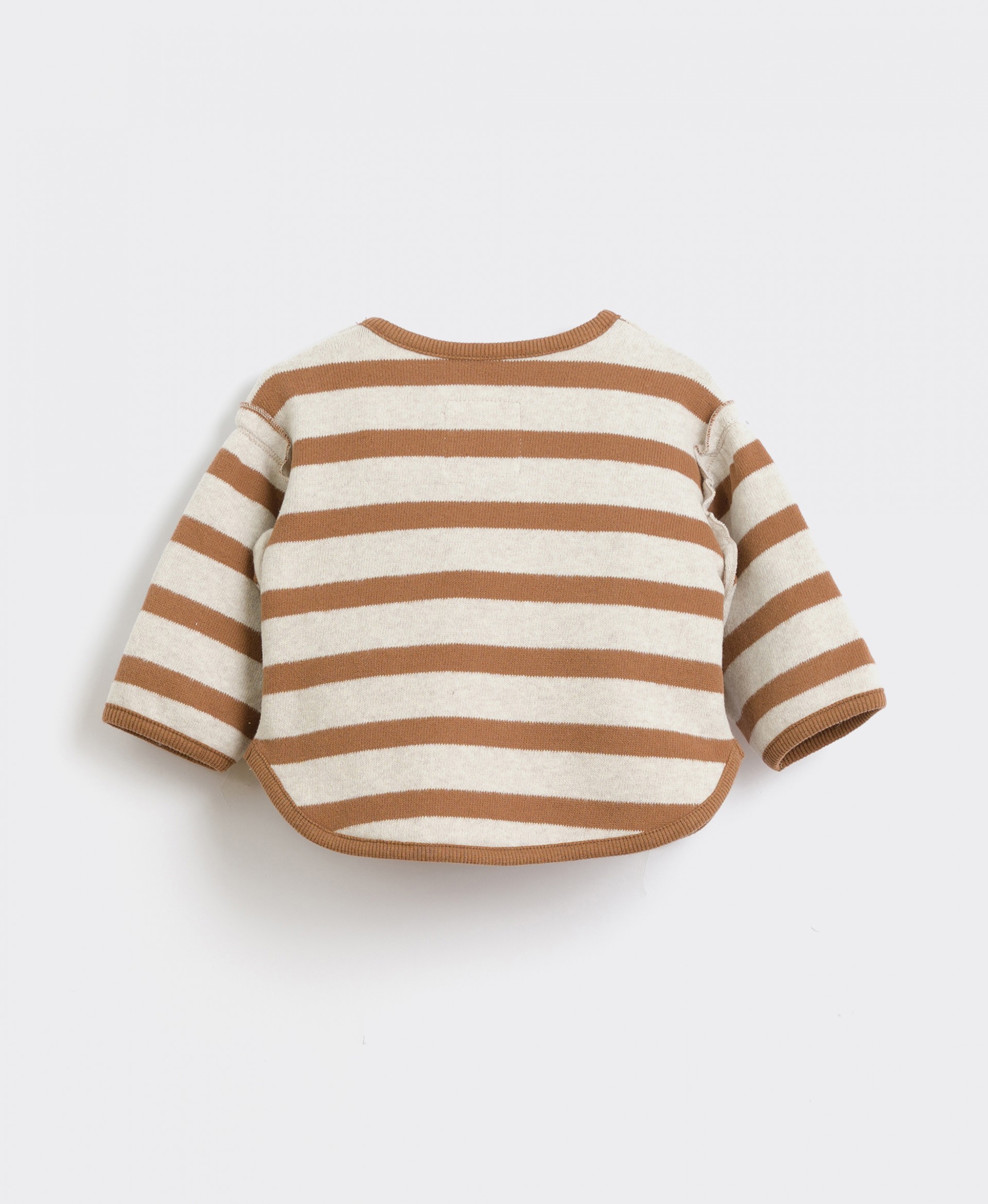 Striped jersey with frill on the sleeves | Culinary