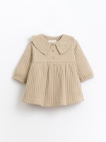 Dress with English embroidered collar