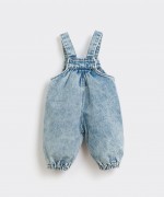 Denim jumpsuit with coconut buttons | Culinary