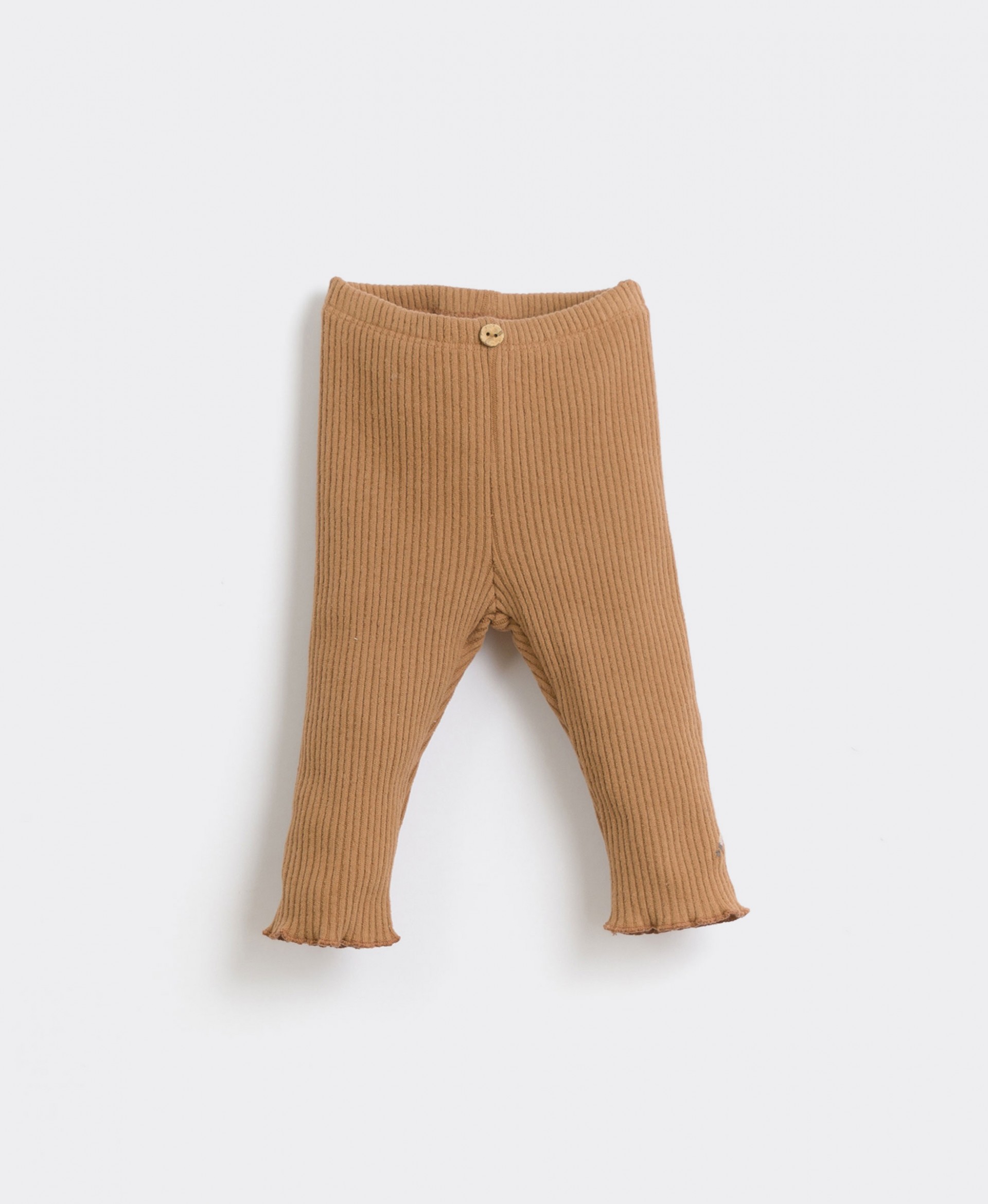 Ribbed jersey knit leggings | Culinary