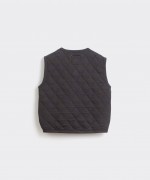 Padded jersey knit vest | Culinary