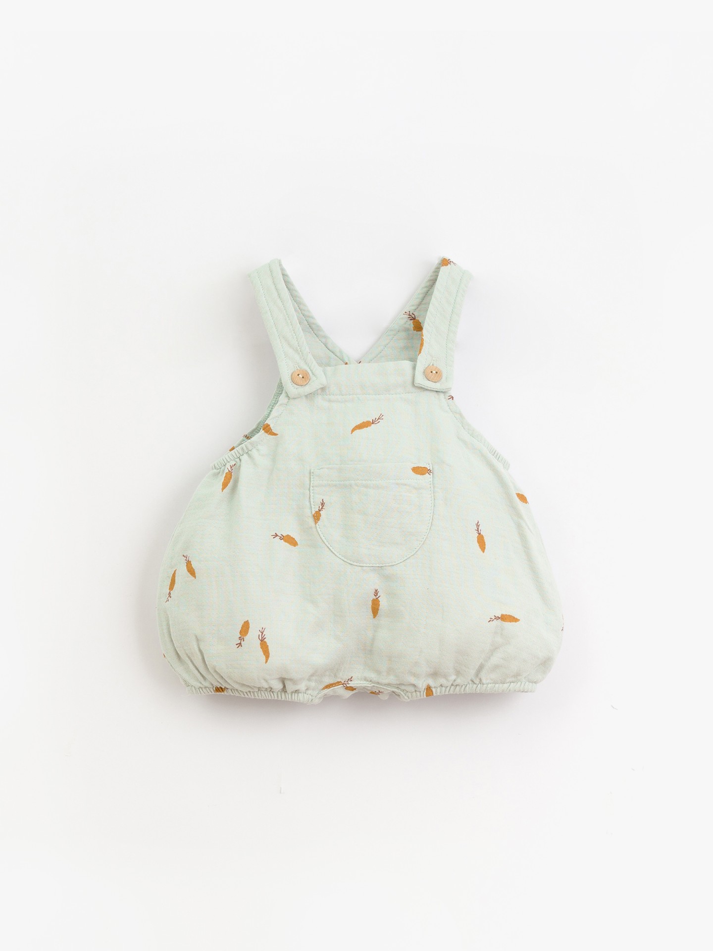 Mono corto con estampado de zanahorias