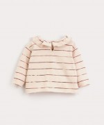Striped T-shirt with fleece on the inside | Culinary
