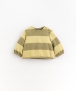 Jersey with wide stripes | Organic Care