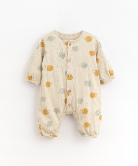 Jersey stitch organic cotton jumpsuit - Image product