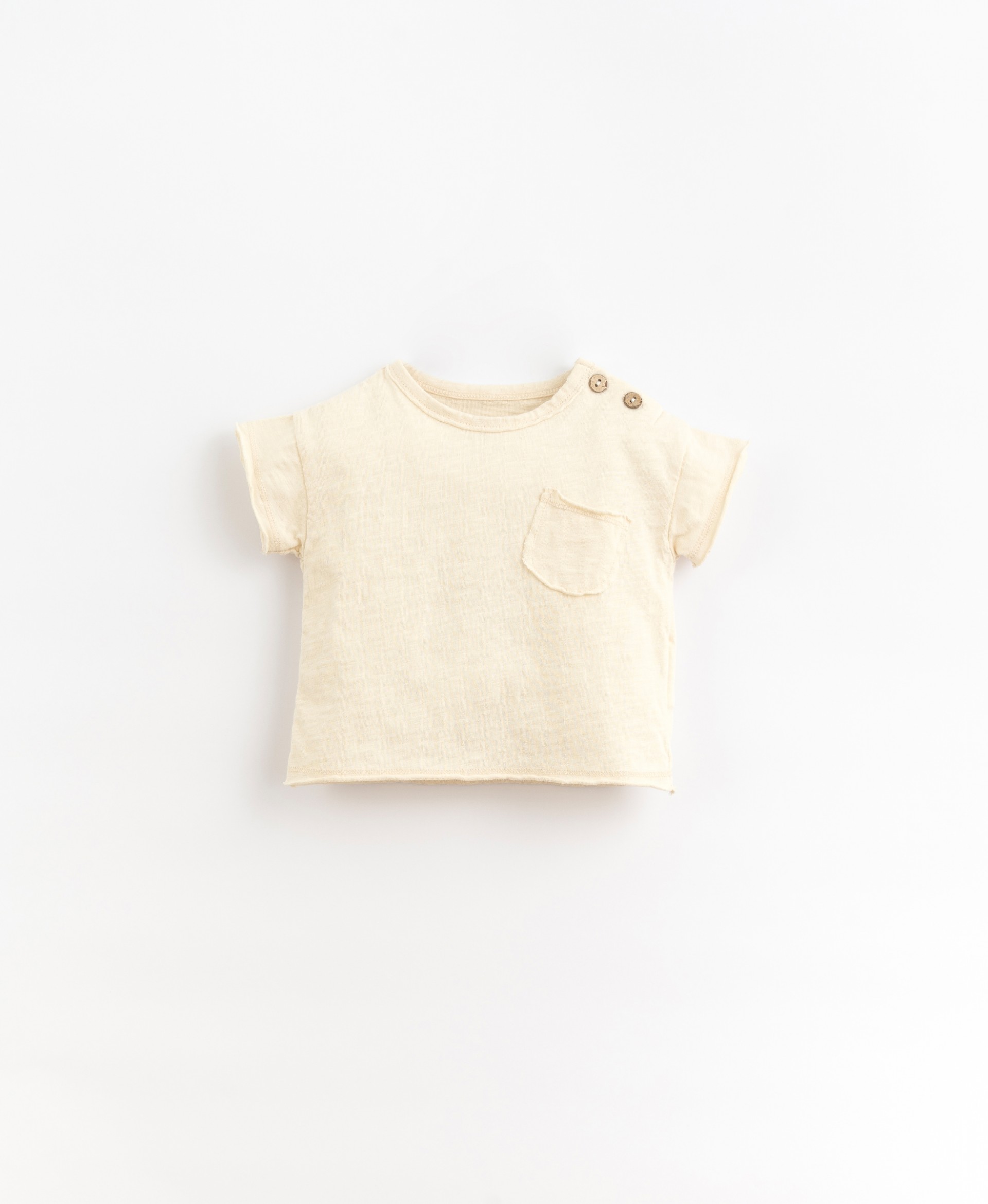 T-shirt with breast pocket | Organic Care