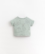 T-shirt with coconut button | Organic Care