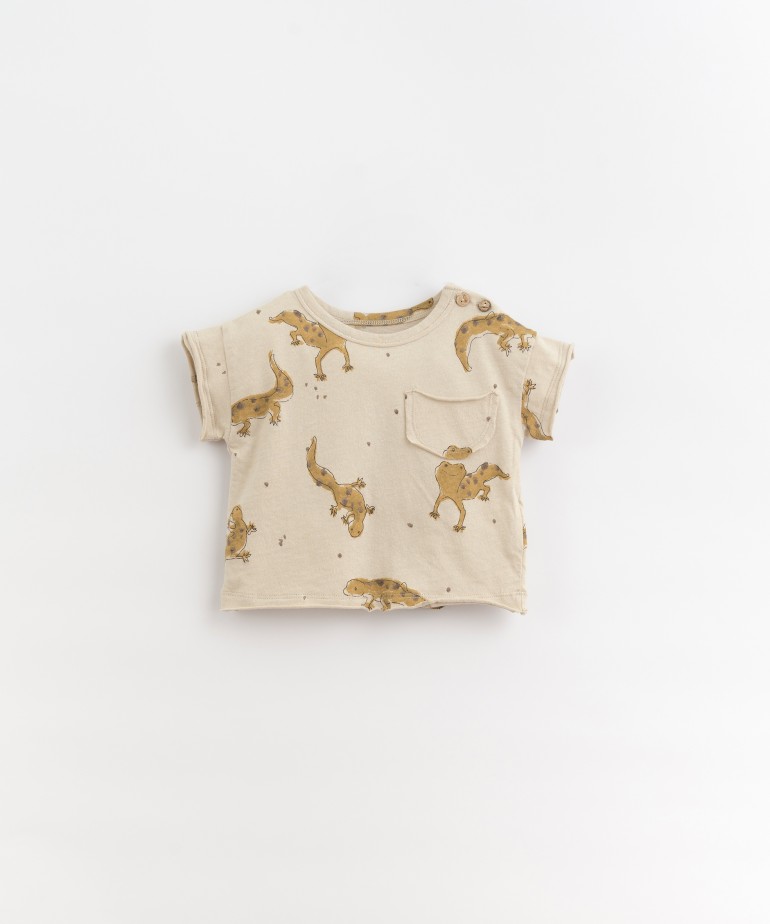 T-shirt with gecko print 