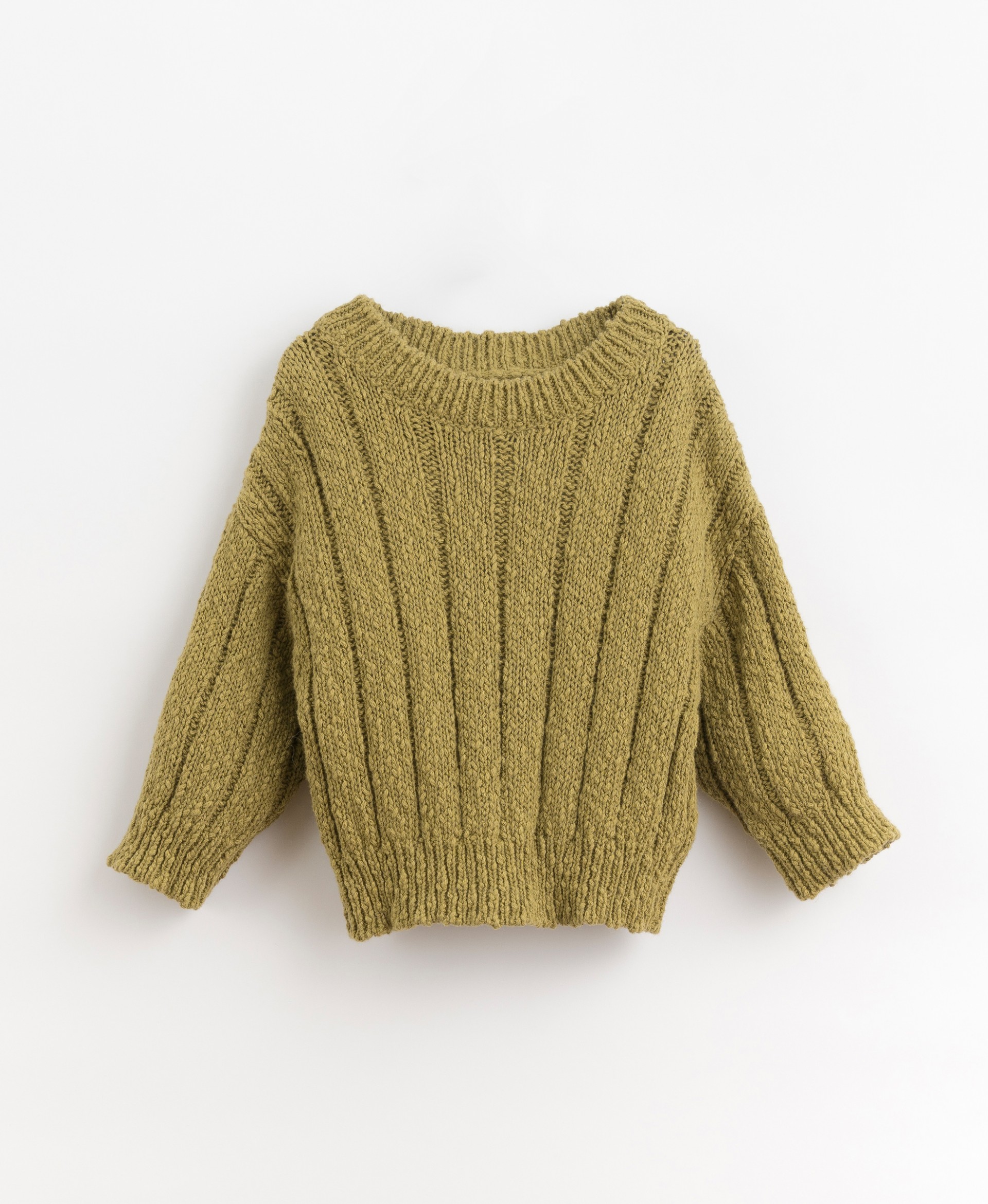 Pull-over en tricot avec un mélange de coton et de lin | Organic Care