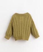 Pull-over en tricot avec un mélange de coton et de lin | Organic Care