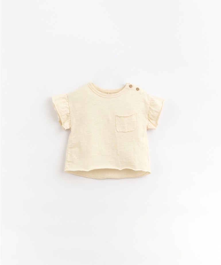 T-shirt em algodão orgânico de manga curta