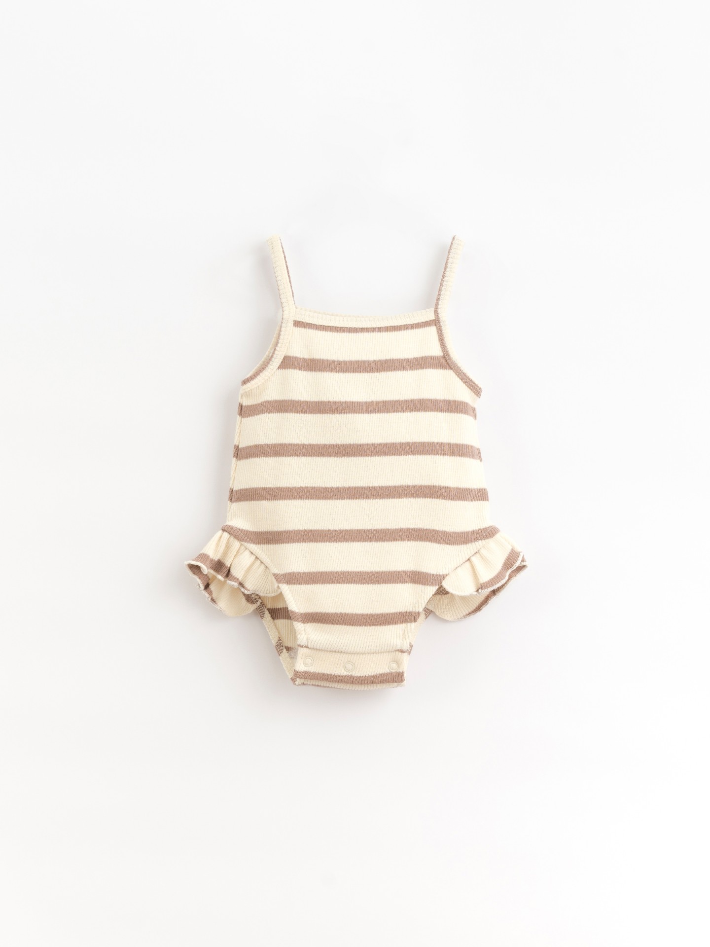 Striped body with straps