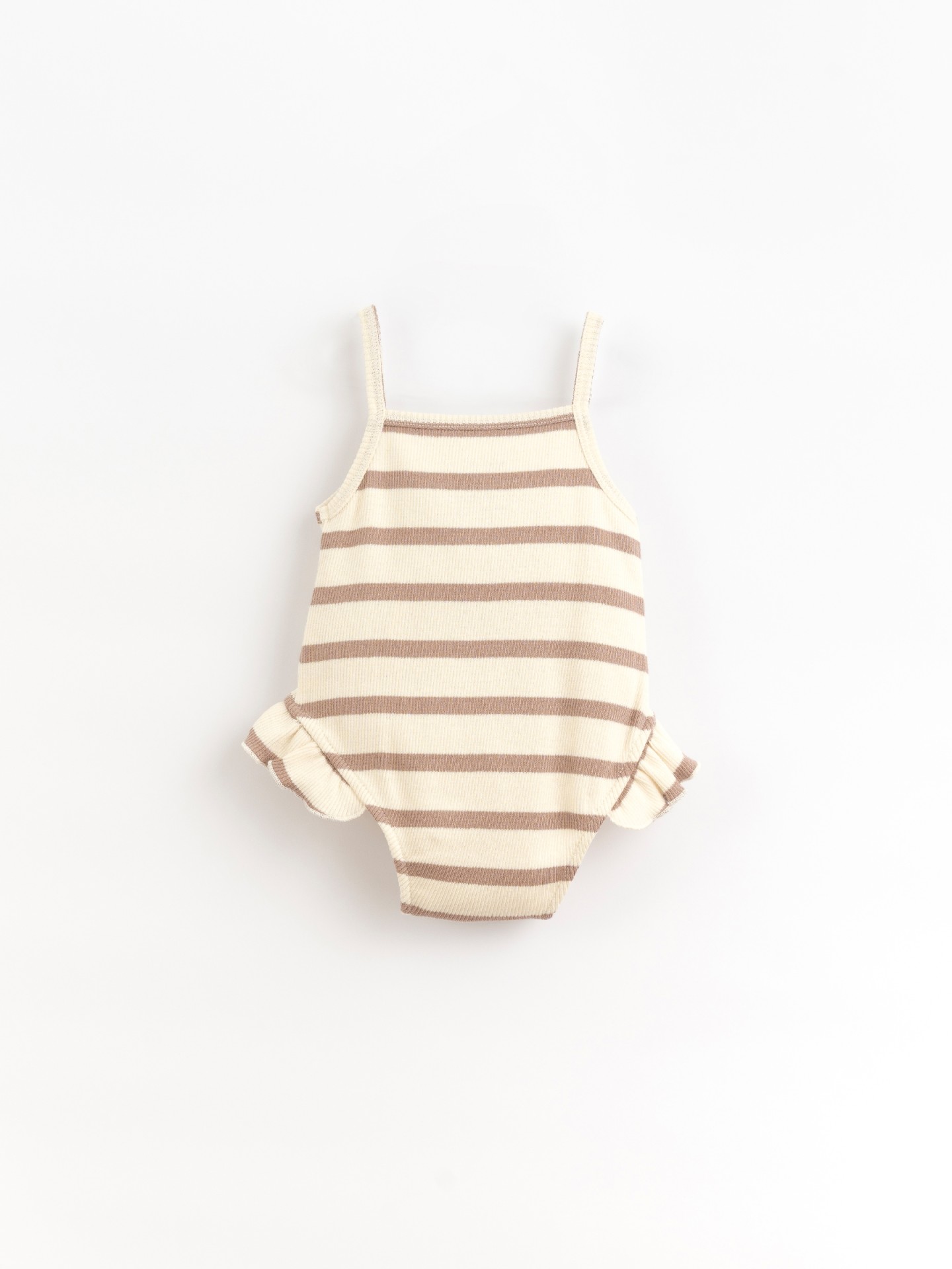 Striped body with straps