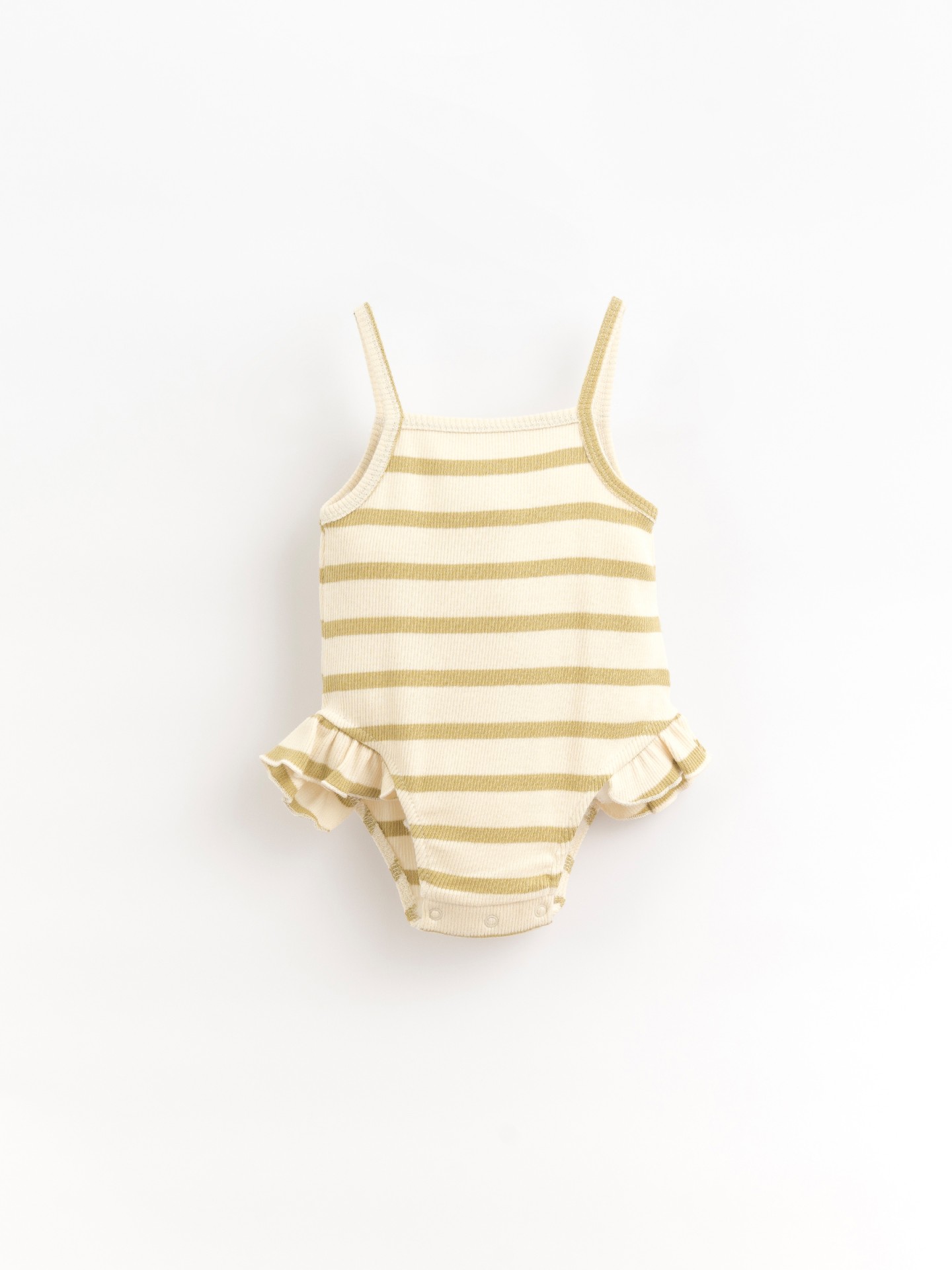 Striped body with straps