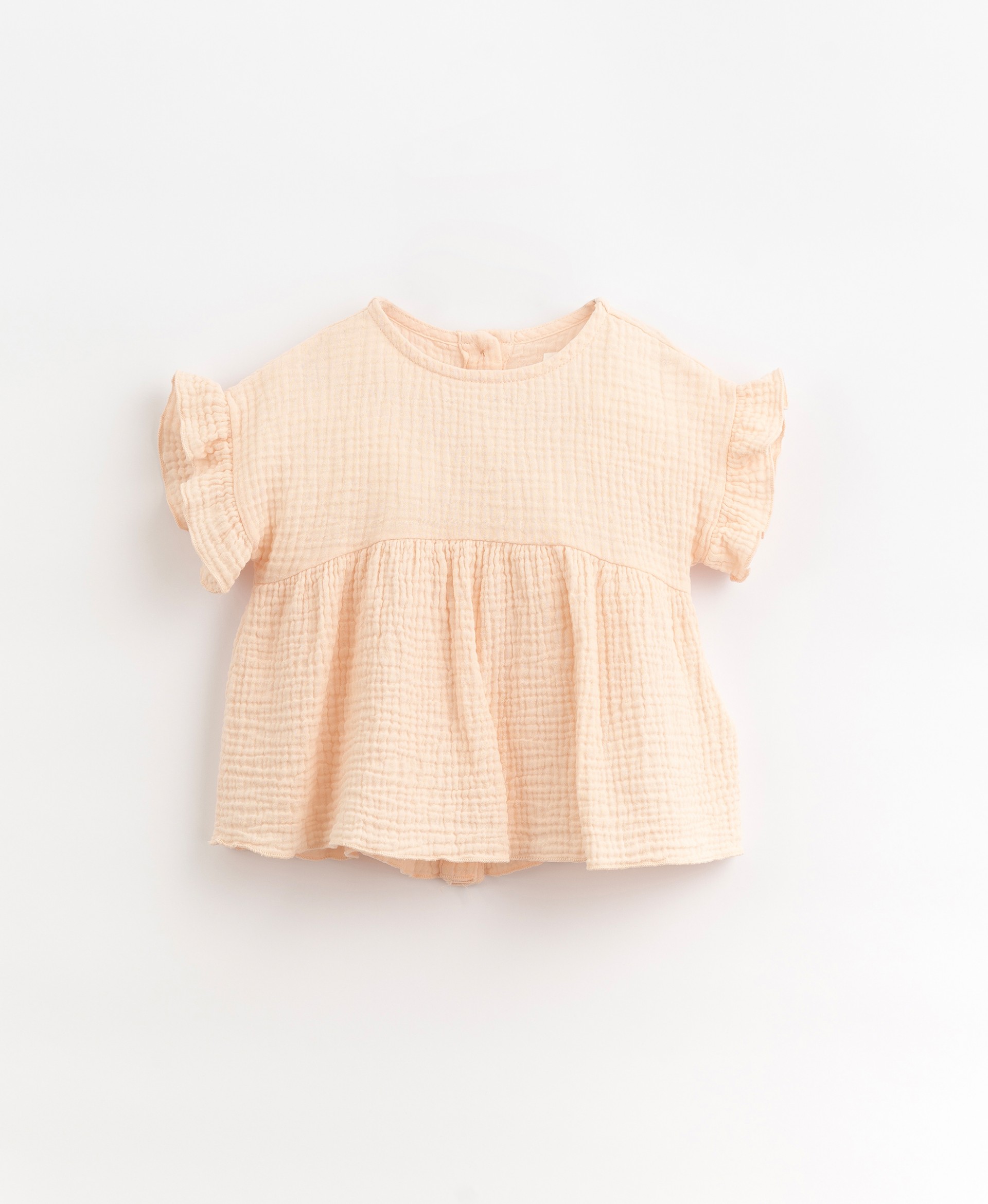 Baby girl pink tunic with opening at the back PlayUp
