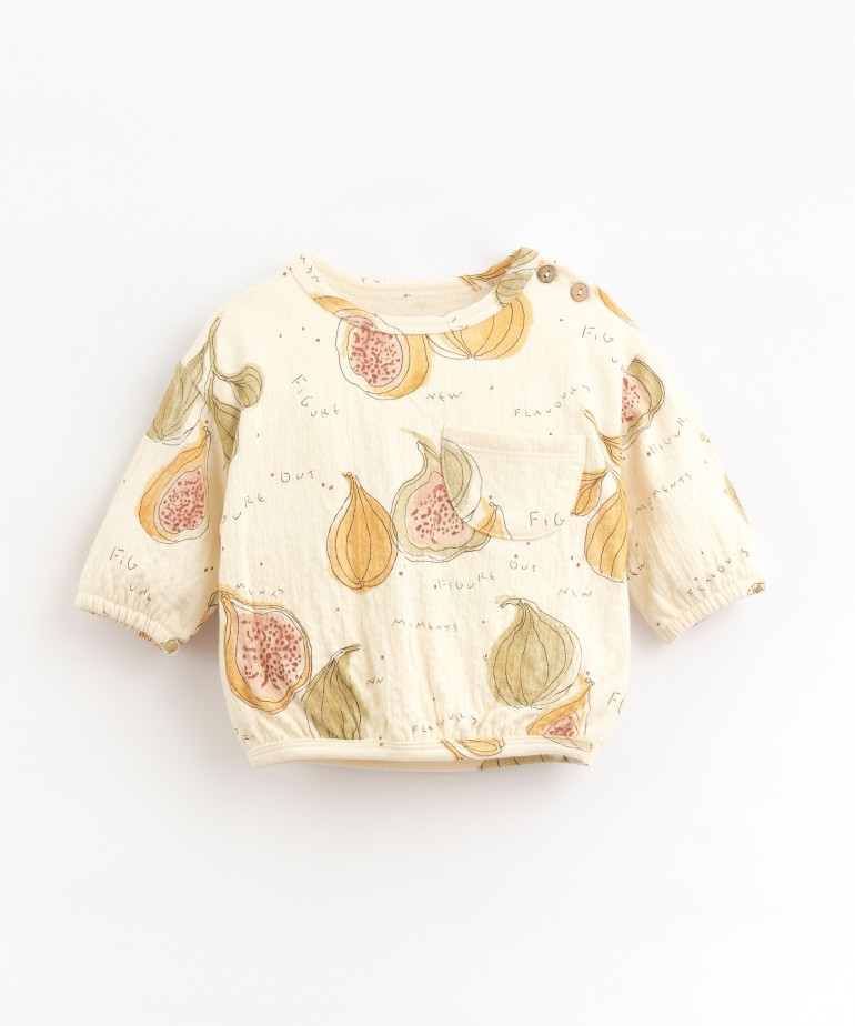 Jersey with figs print