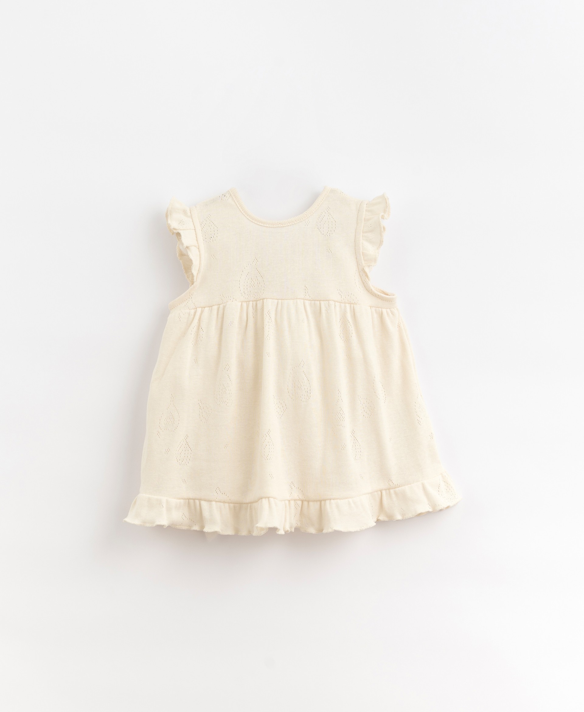 Organic cotton dress with Ajour pattern | Organic Care