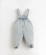 Denim jumpsuit with coconut buttons | Organic Care