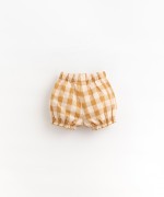 Woven shorts with vichy pattern | Organic Care
