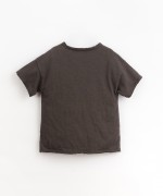 T-shirt with sharp-cut details | Organic Care