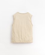 T-shirt sem mangas em algodão orgânico | Organic Care